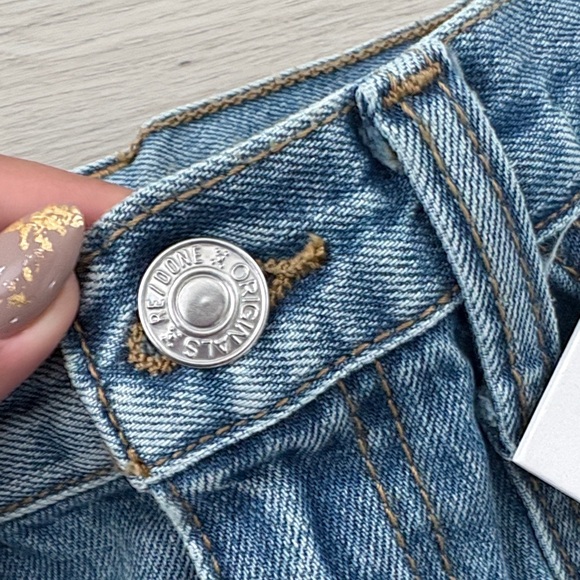 Re/Done Classic Blue Denim Jeans Brand New with Tag. Size 27 - Picture 5 of 10